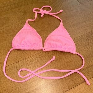 Pink Swim Bikini Top